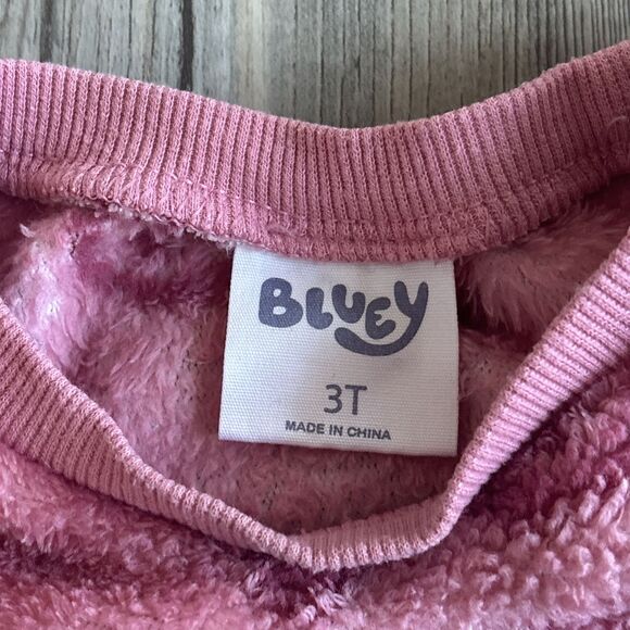 Bluey Fleece Sweatshirt For Toddler Size 3 - Picture 3 of 8